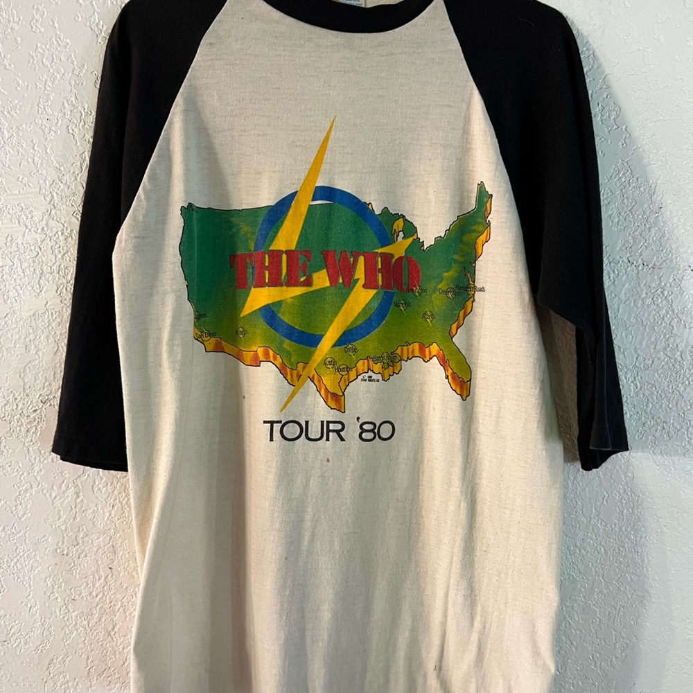 The Who Tour '80 Raglan T-Shirt